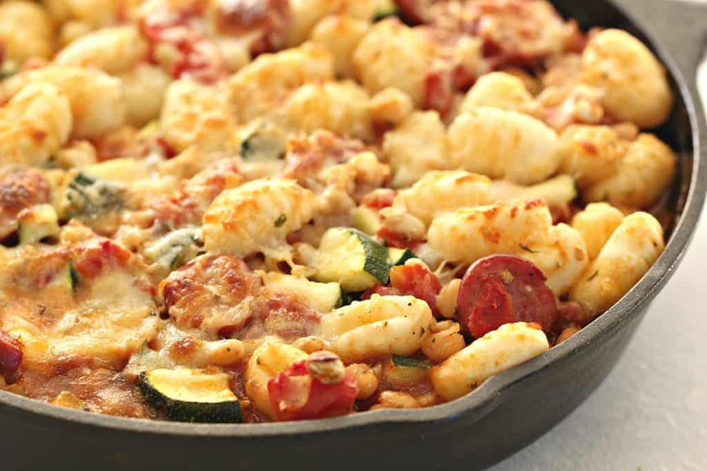 Sausage and Gnocchi Skillet