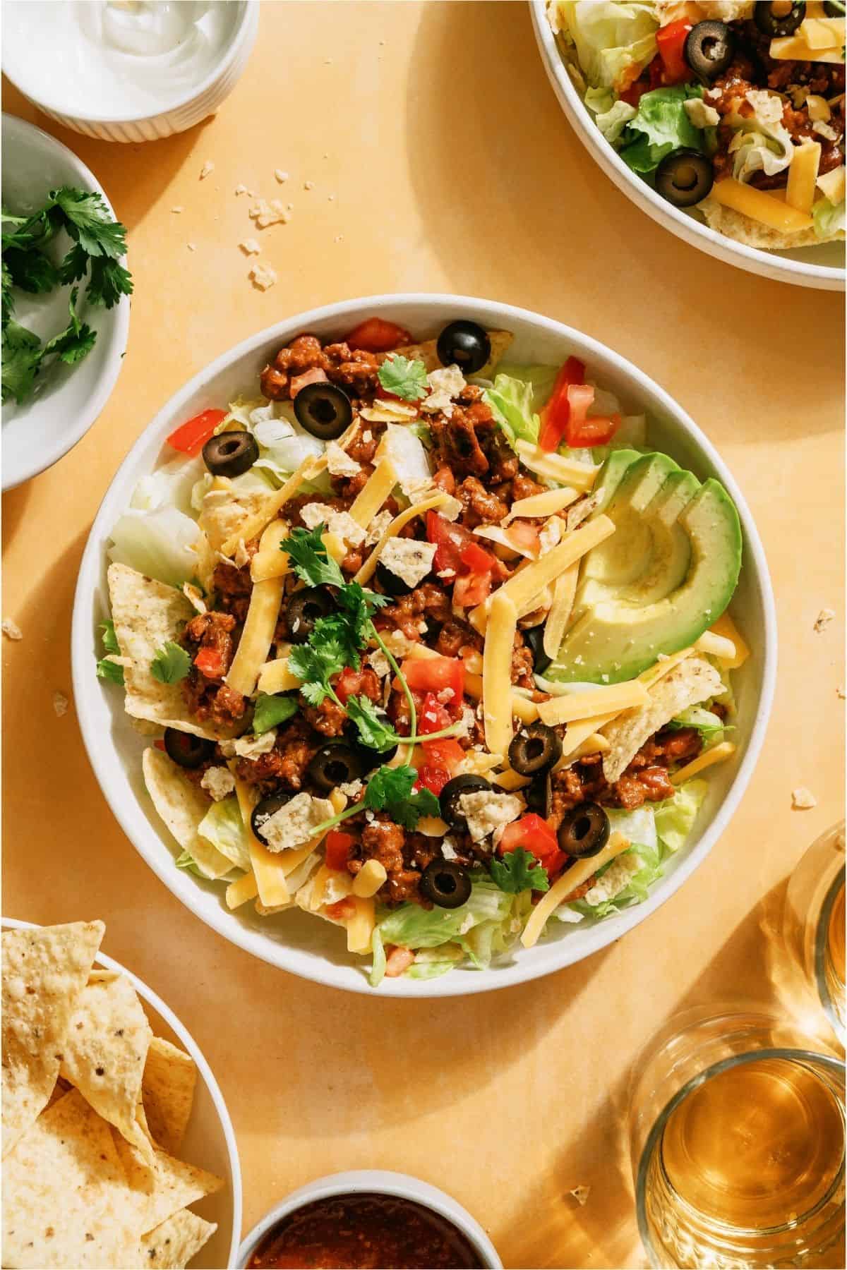 Taco Salad (Easy Family Favorite) Recipe - Six SIsters' Stuff