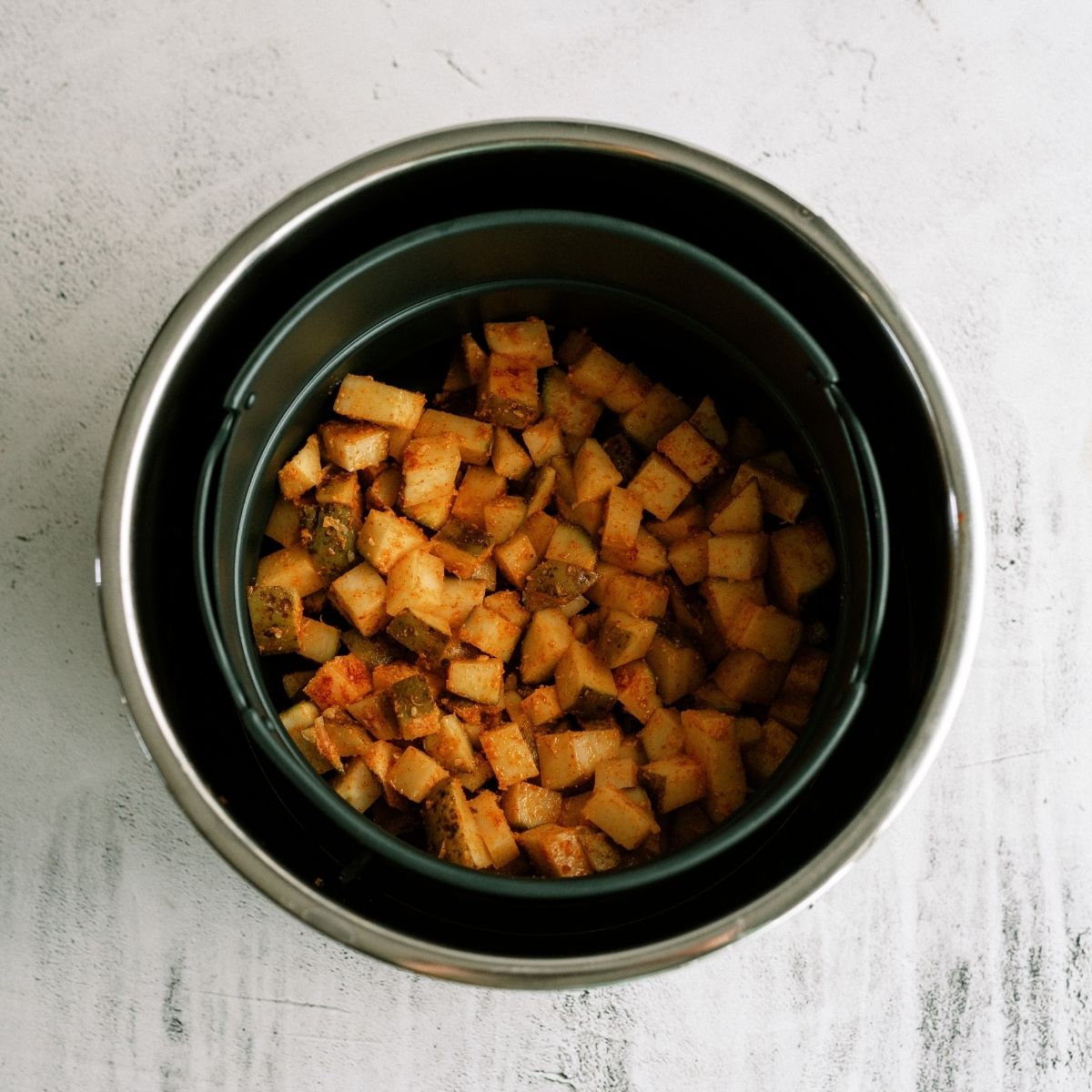 Instant Pot Air Fryer Roasted Potatoes in Instant Pot