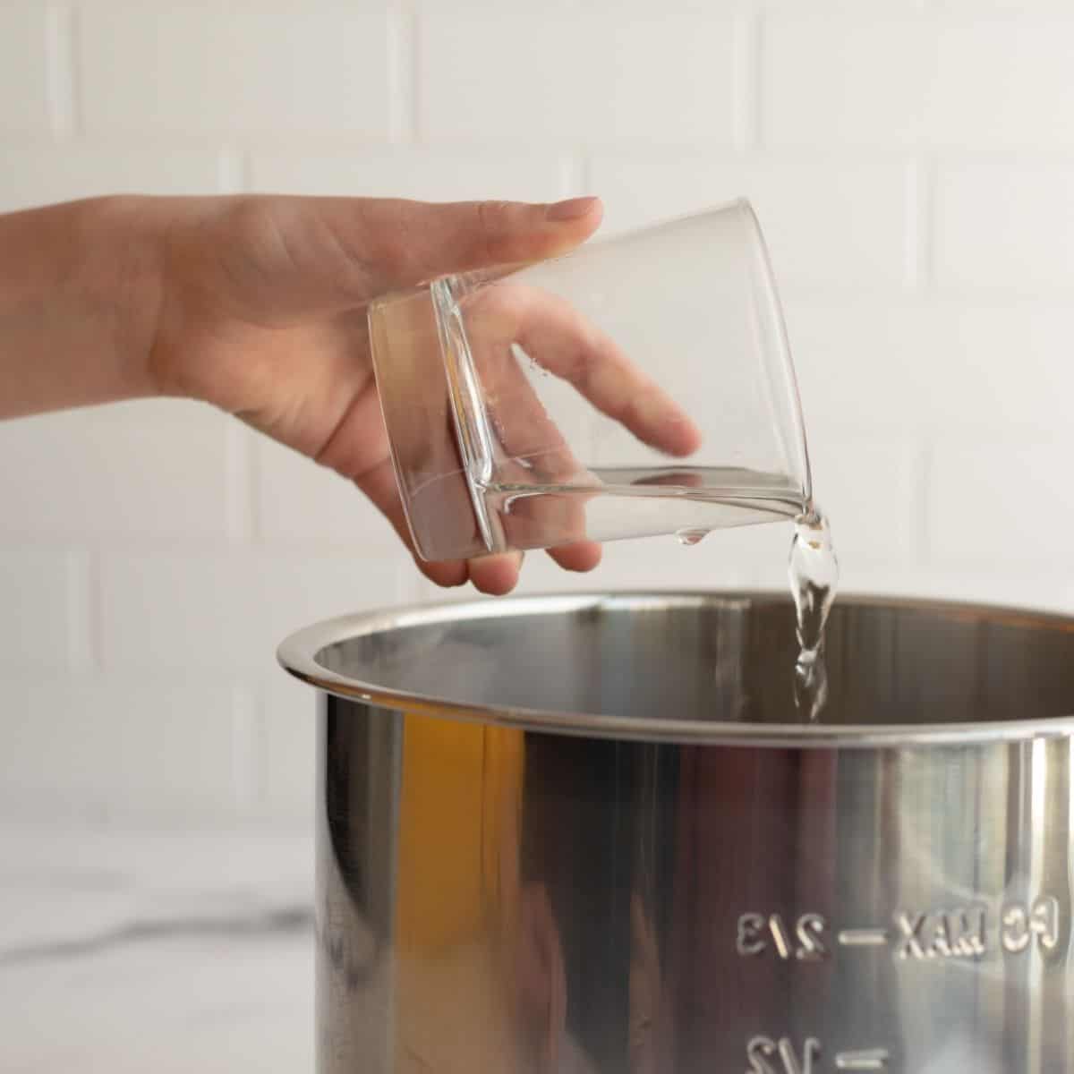 Adding a 1/2 Cup of water to Instant Pot