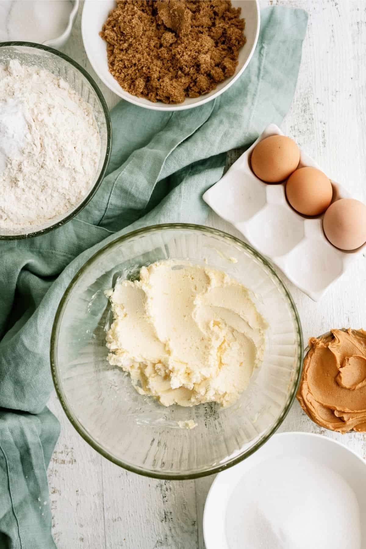 Ingredients for Homemade Nutter Butter Cookies