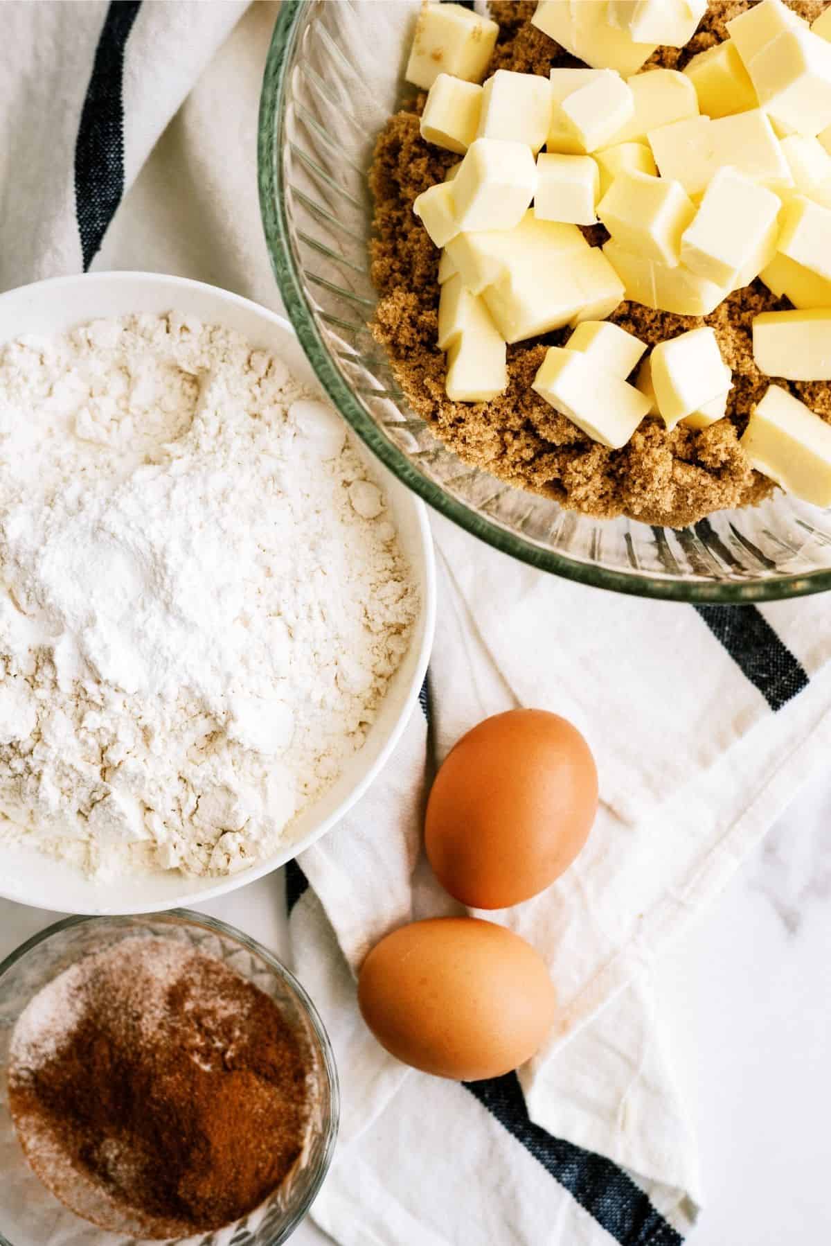 Ingredients for Snickerdoodle Blondies Recipe