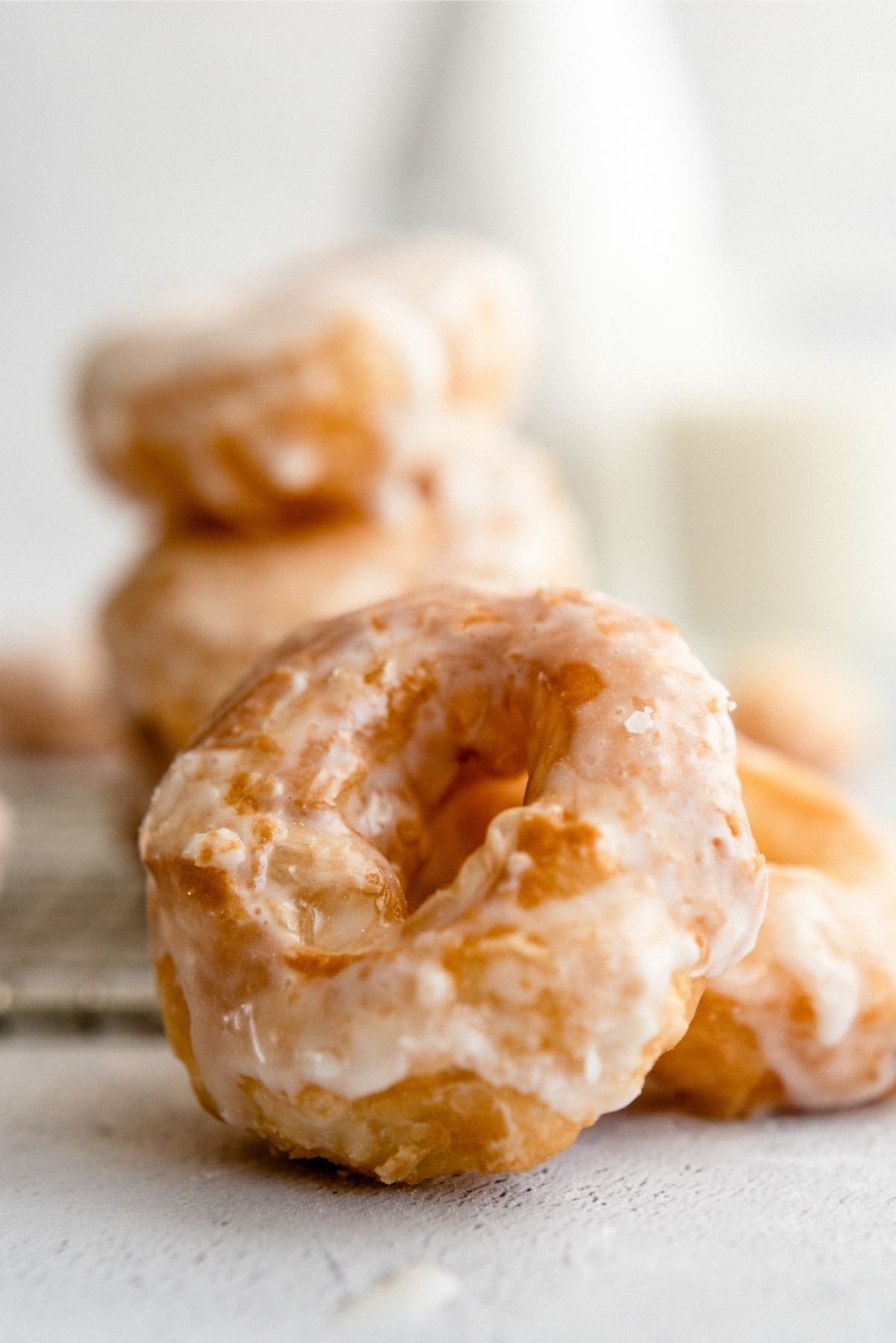 Puff Pastry Donuts close up