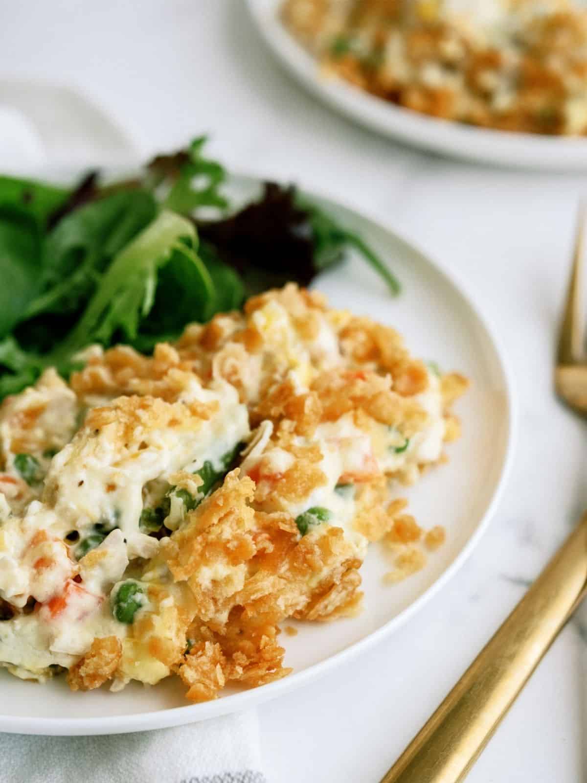 Ritz Cracker Chicken Casserole