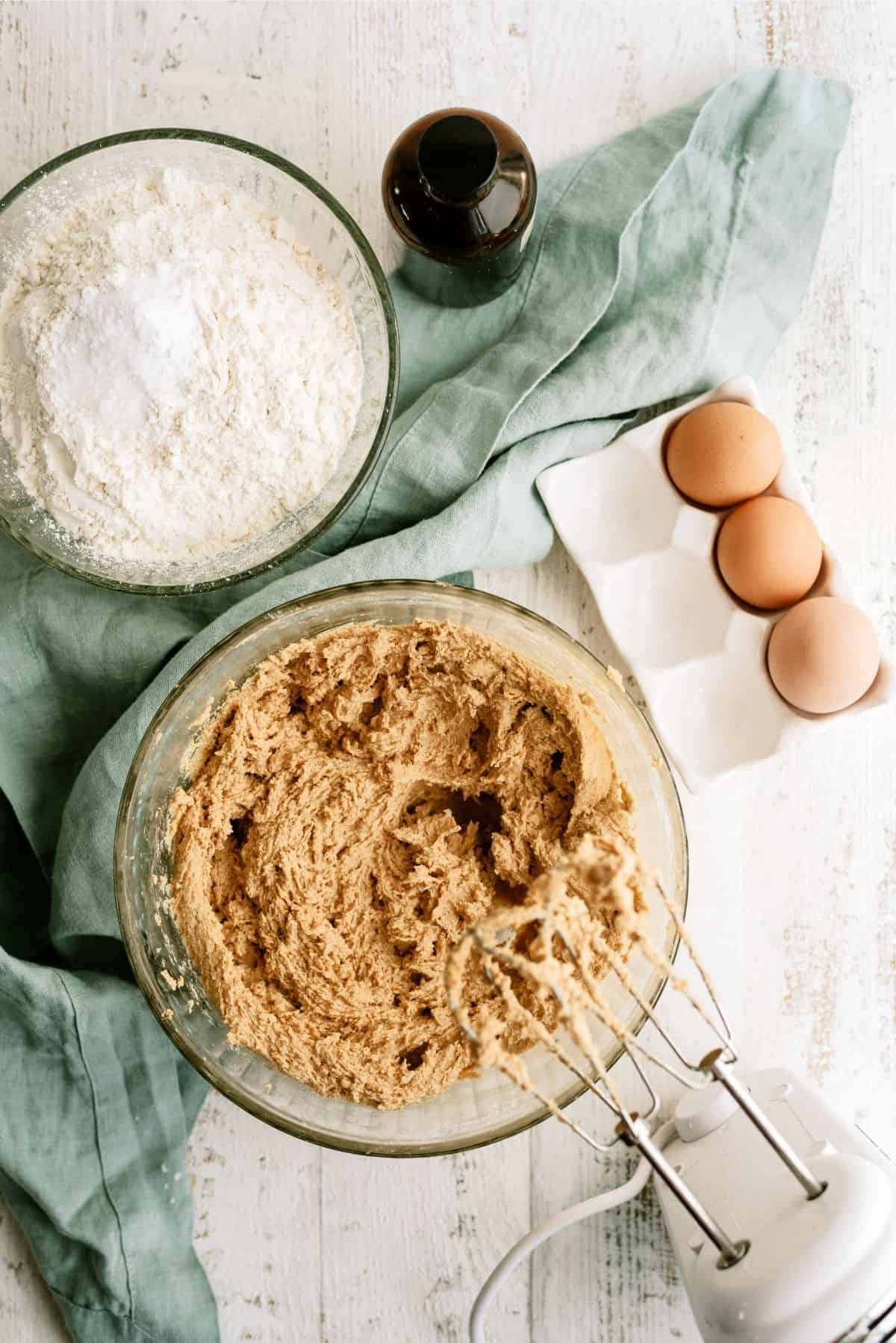 cookie dough mixture for for Homemade Nutter Butters