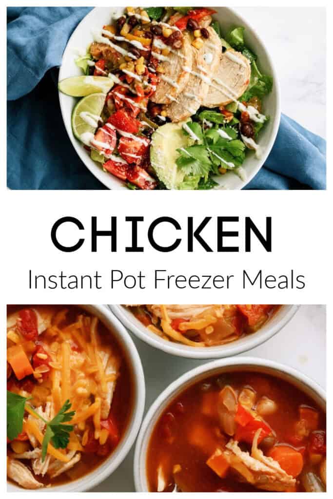 Chicken instant pot freezer meals