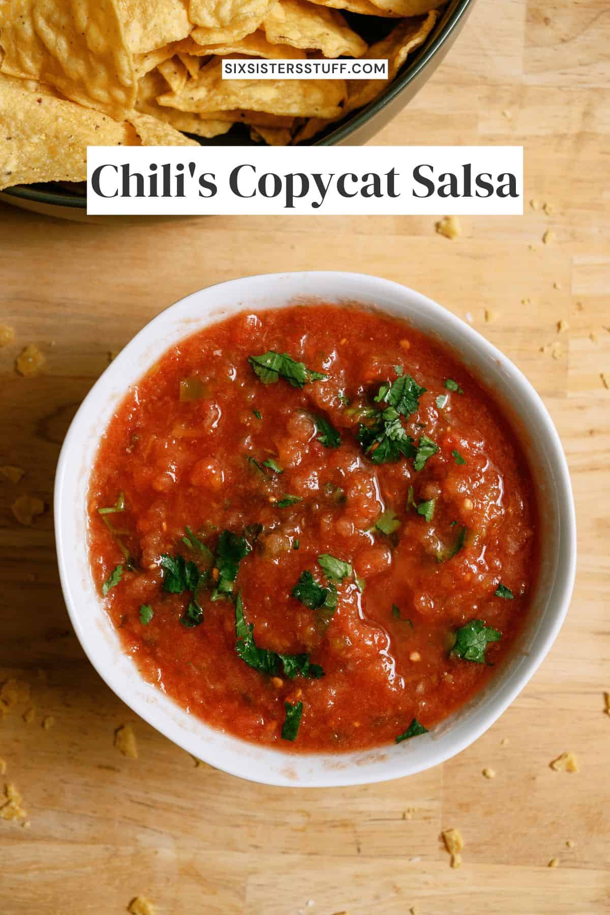 Chili's Copycat Salsa Recipe - Six Sisters' Stuff