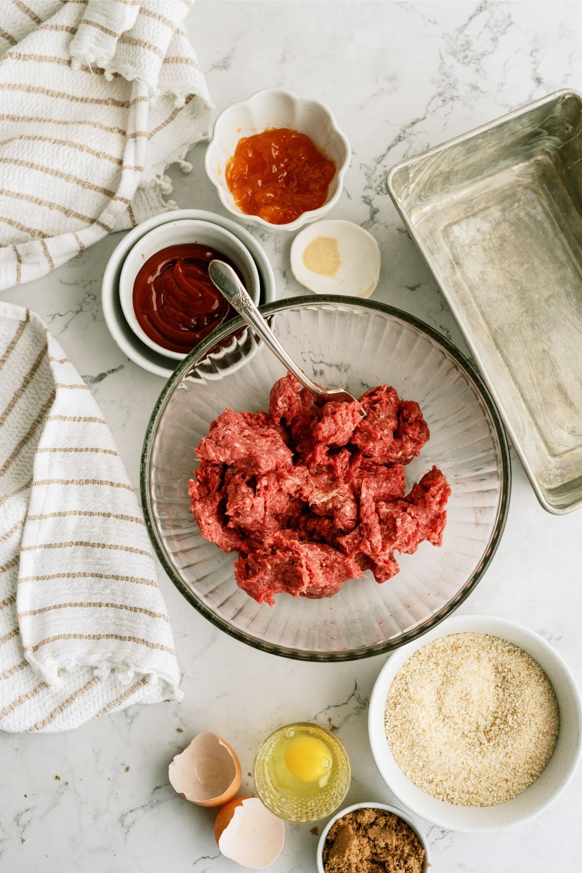 Ingredients for Sweet and Tangy Meatloaf Recipe
