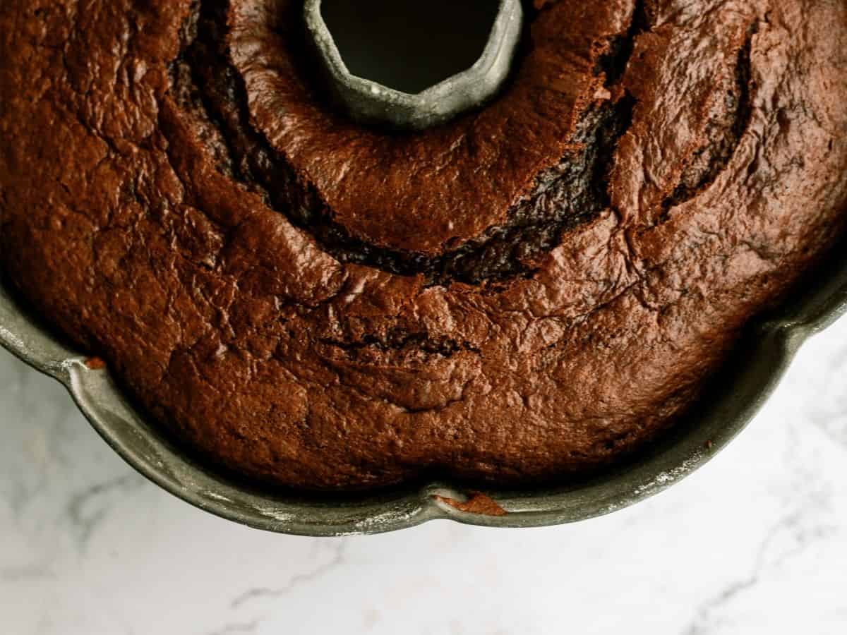 Triple Chocolate Bundt Cake Baked