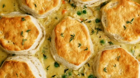 Easy Biscuit Chicken Pot Pie