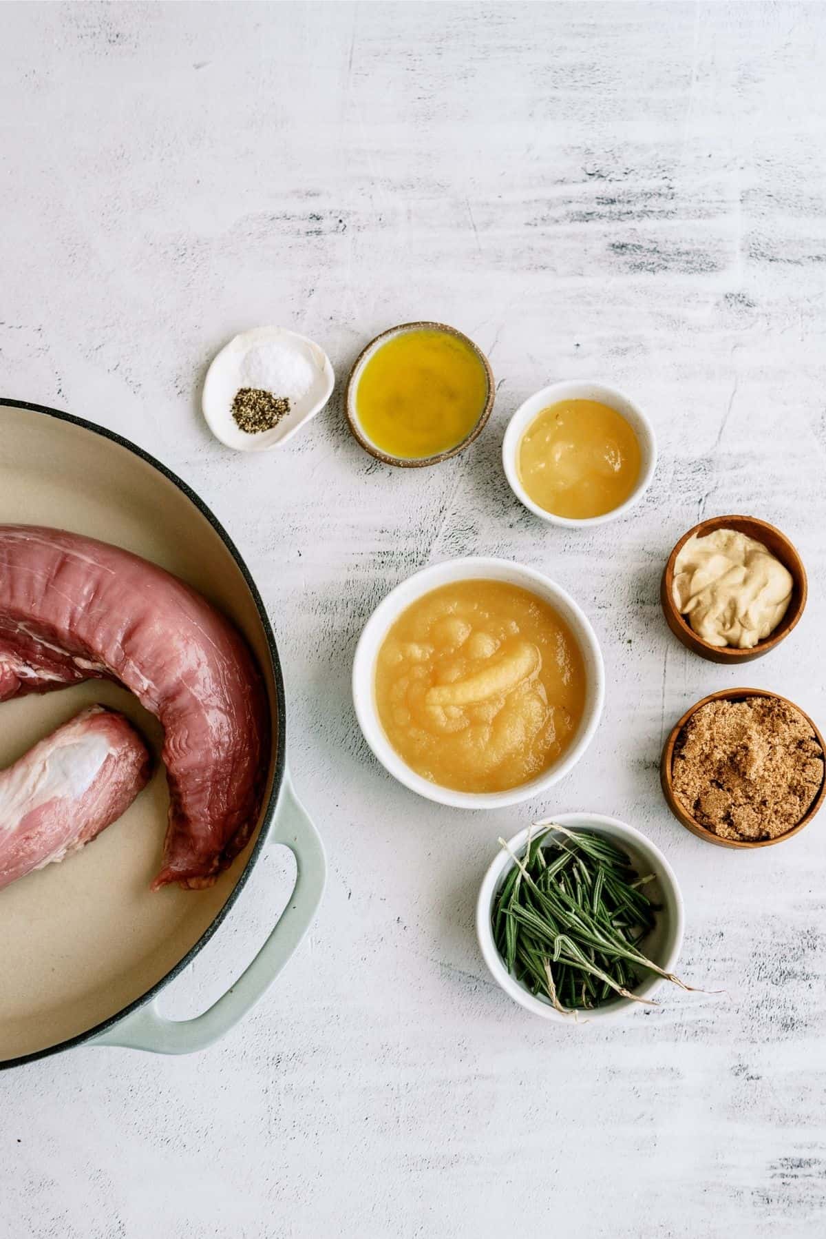 Ingredients for Applesauce Pork Tenderloin