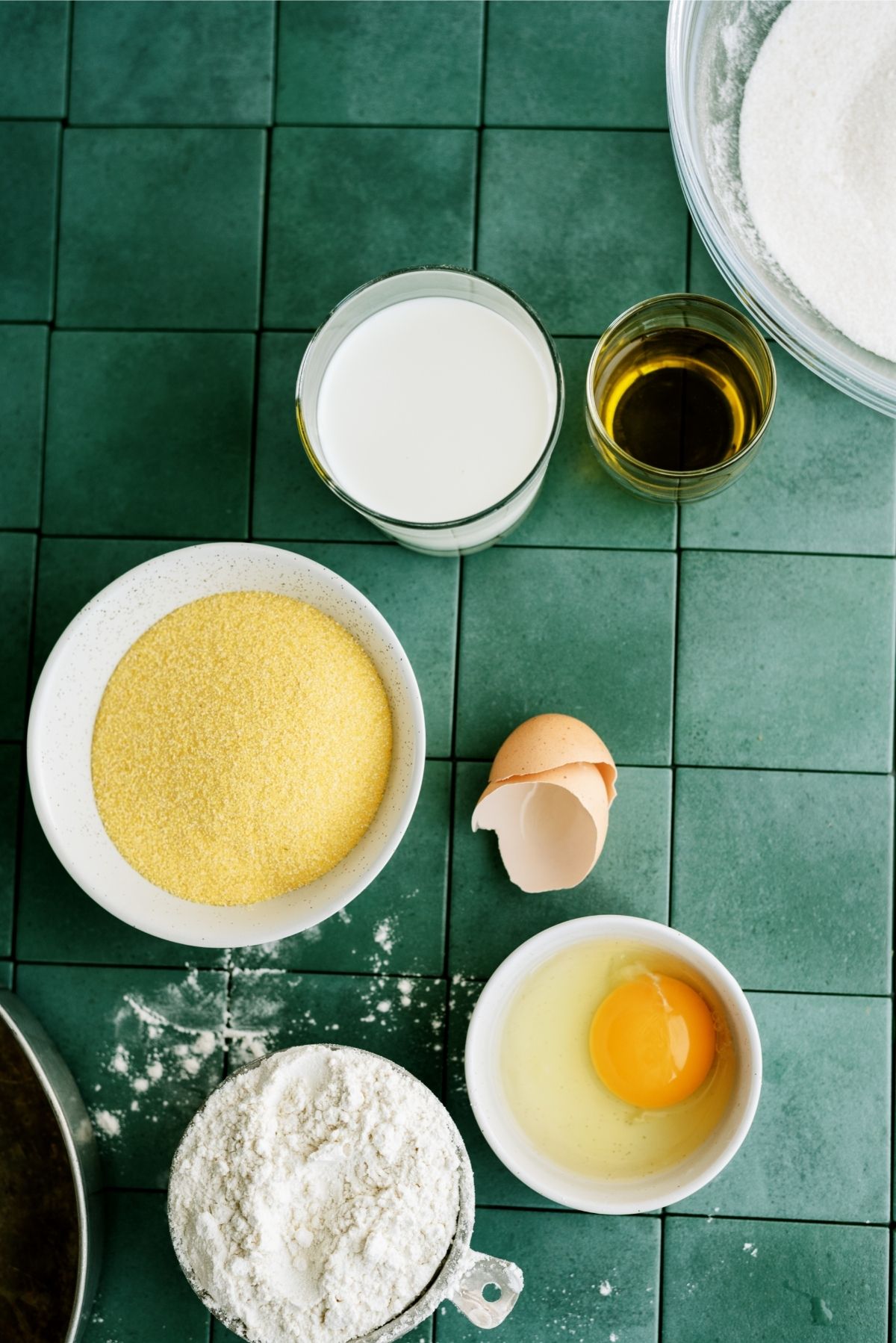 Ingredients for Easy Homemade Cornbread