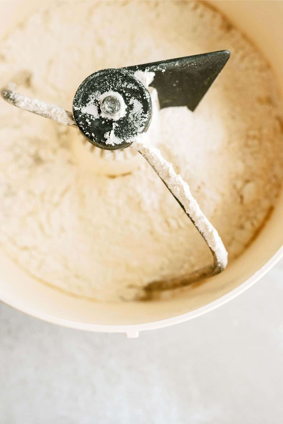 Homemade Pizza Factory Breadstick Dough in stand mixer