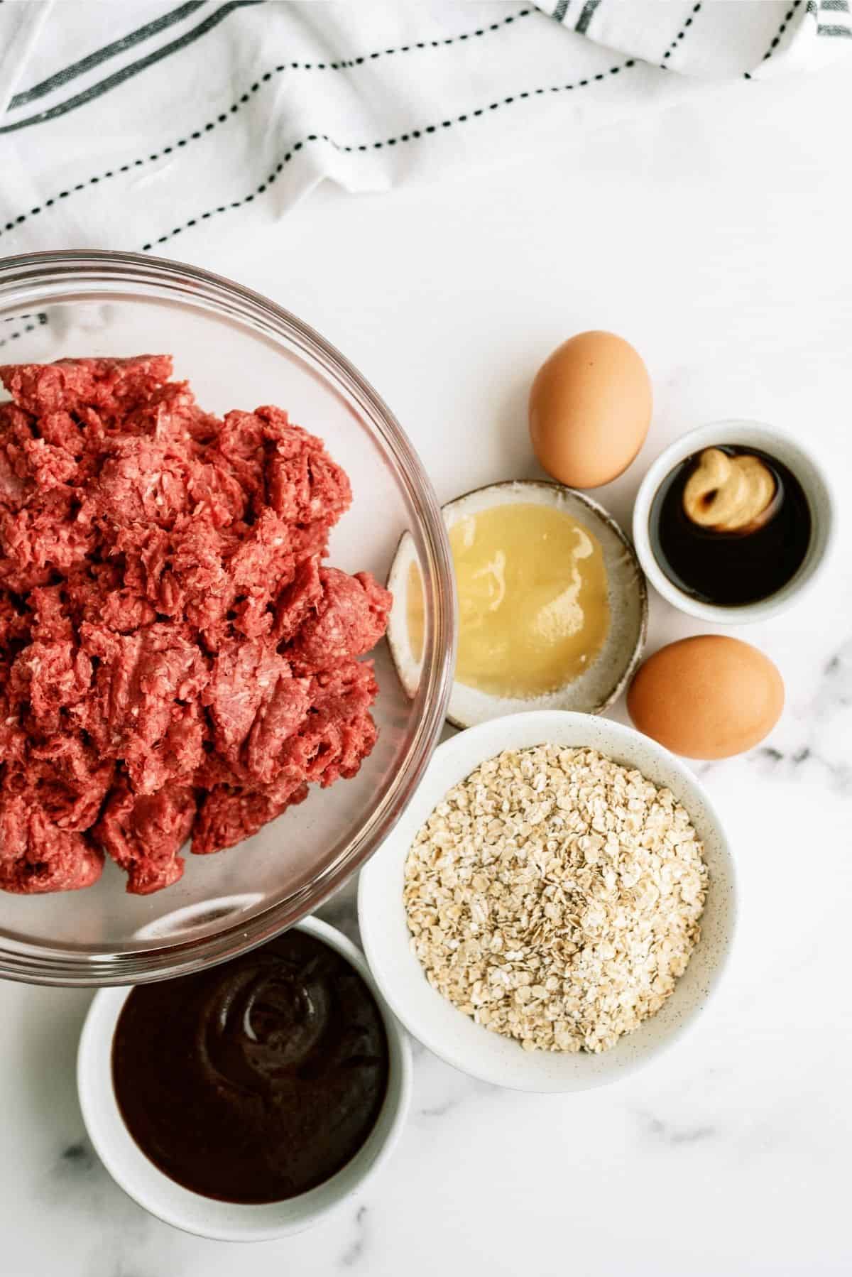 Ingredients for Honey BBQ Meatloaf