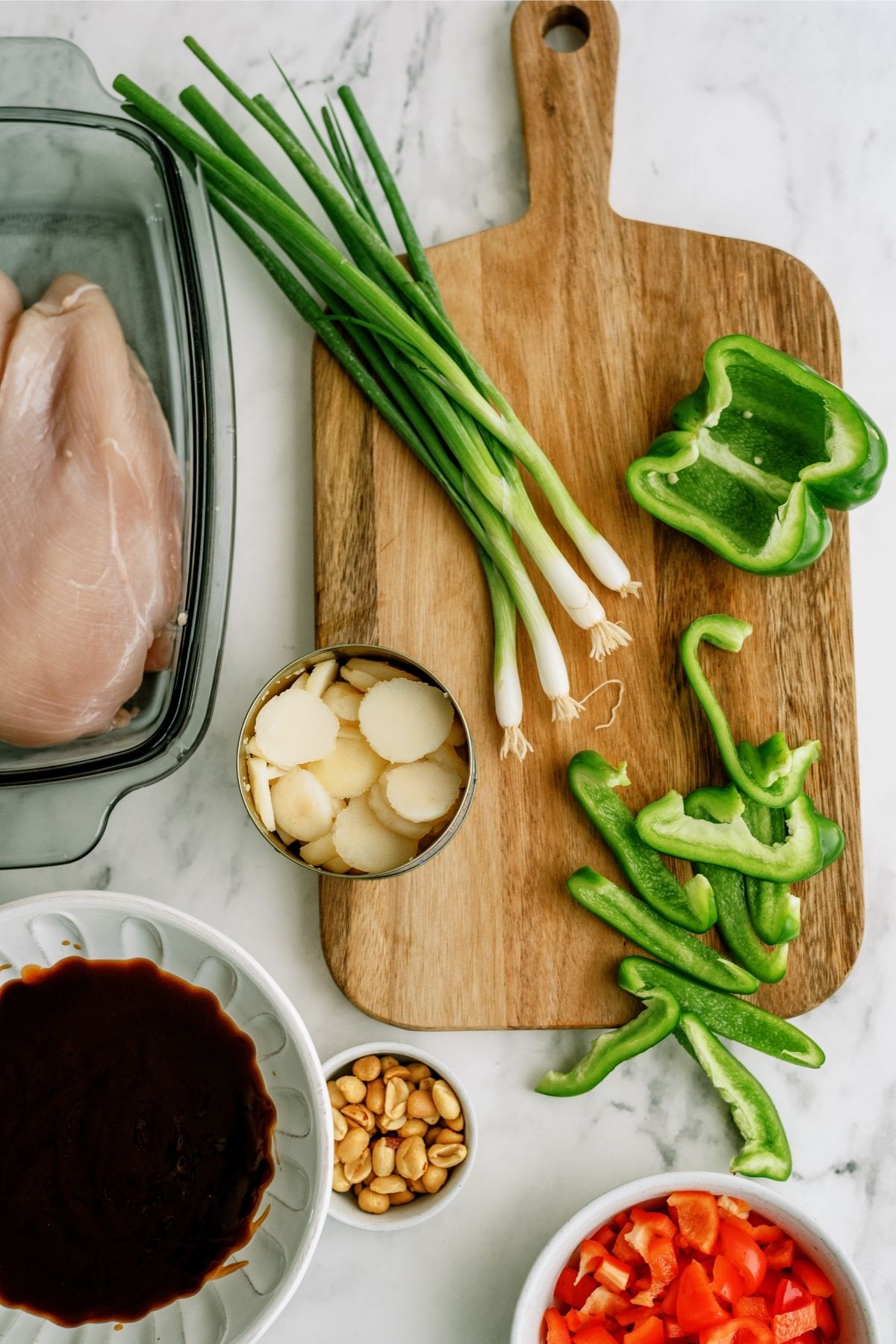 Ingredients for Slow Cooker Kung Pao Chicken Recipe