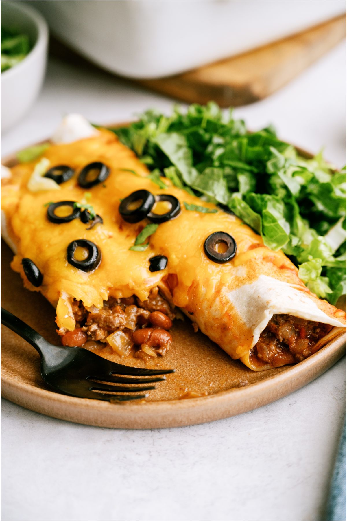 Hearty Ground Beef Enchiladas