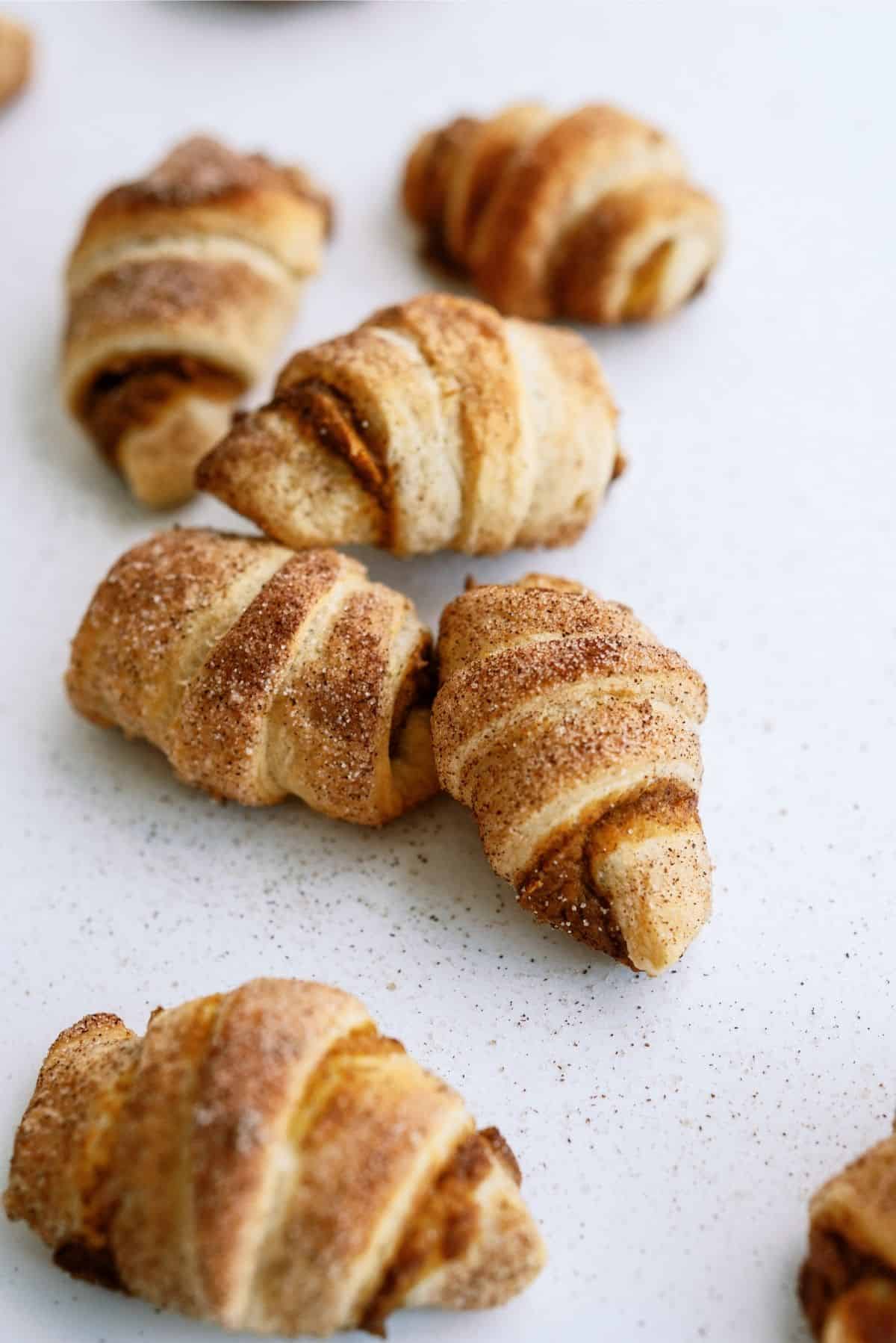 Mini Pumpkin Pie Crescents 