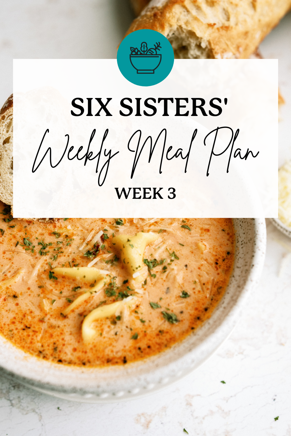 Six Sisters’ Meal Plan – Week 3