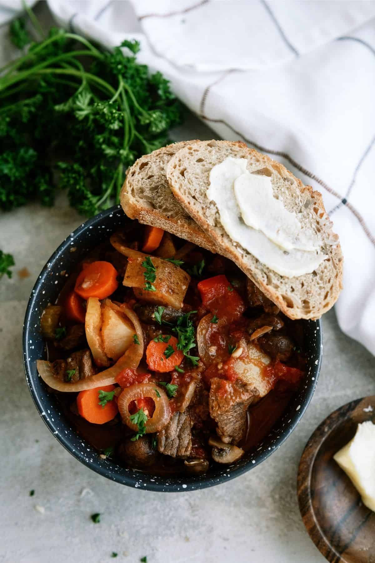 Slow Cooker Chunky Roast Stew