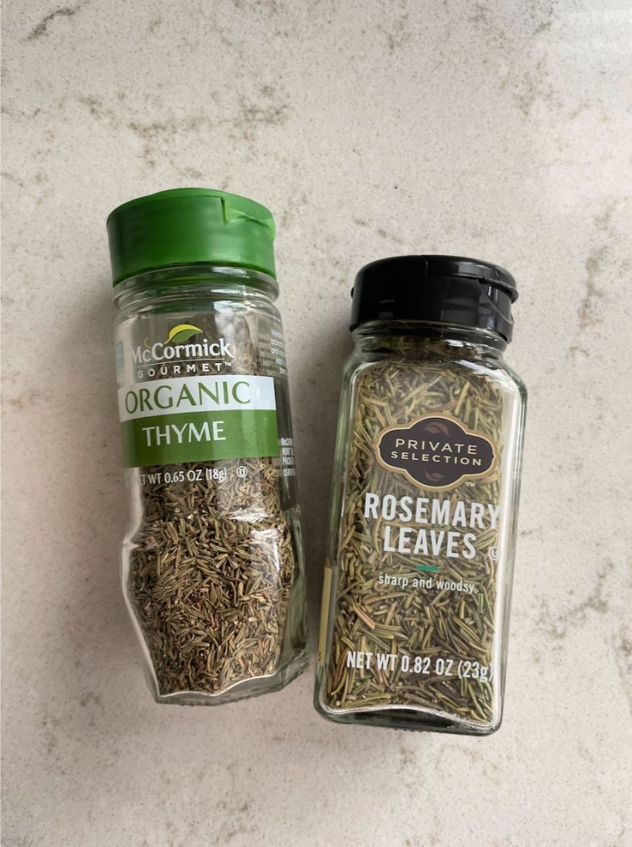 Dried Rosemary and Thyme Seasonings