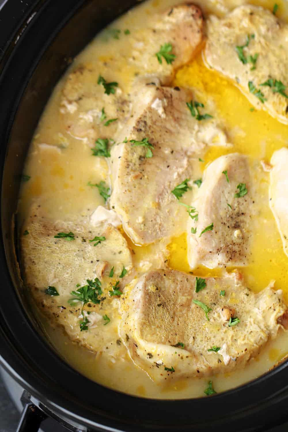 Slow Cooker Creamy Ranch Pork Chops and Potatoes Recipe