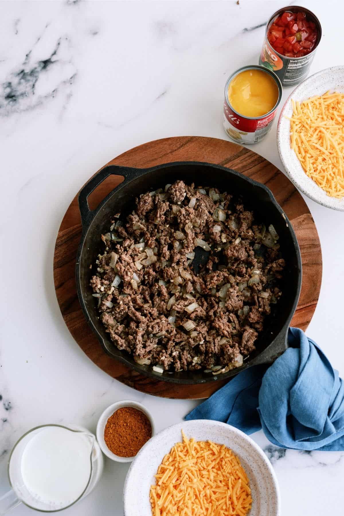 Ingredients needed for Slow Cooker Nacho Grande Soup