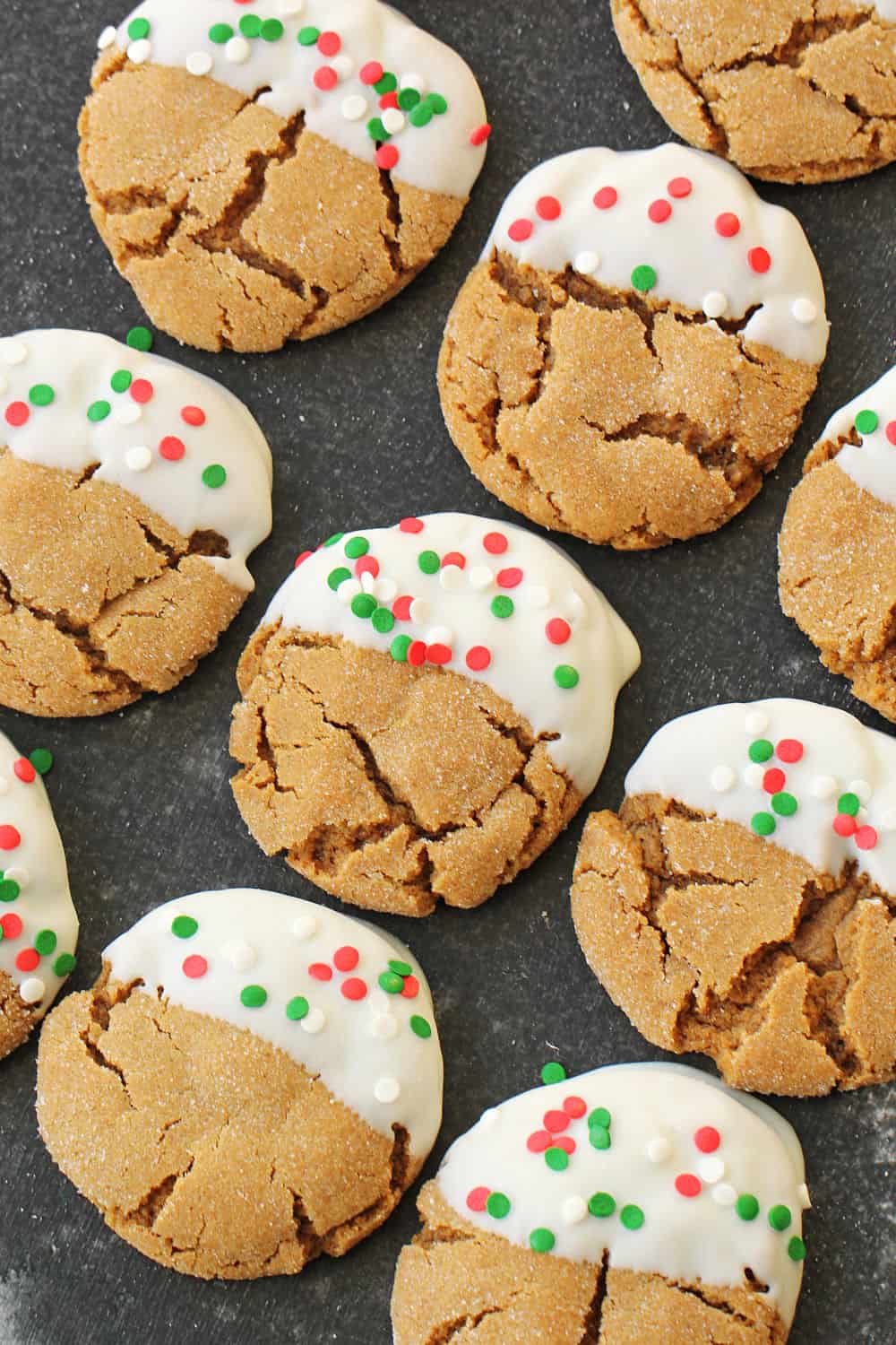 White Chocolate Covered Ginger Cookies Recipe