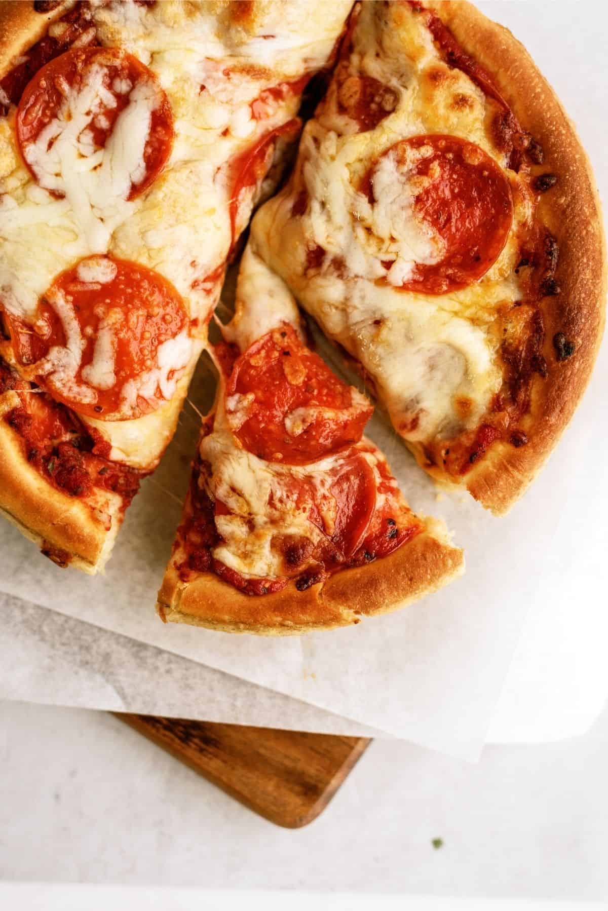 Homemade Pizza Hut Original Deep Dish Pizza Recipe