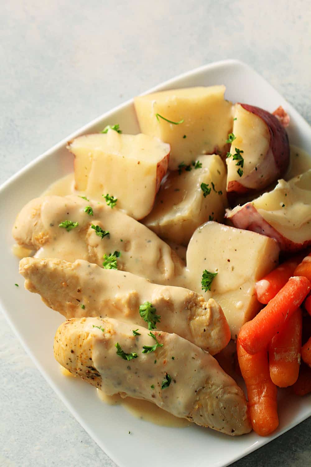 Instant Pot Ranch Chicken Recipe with Potatoes and Carrots