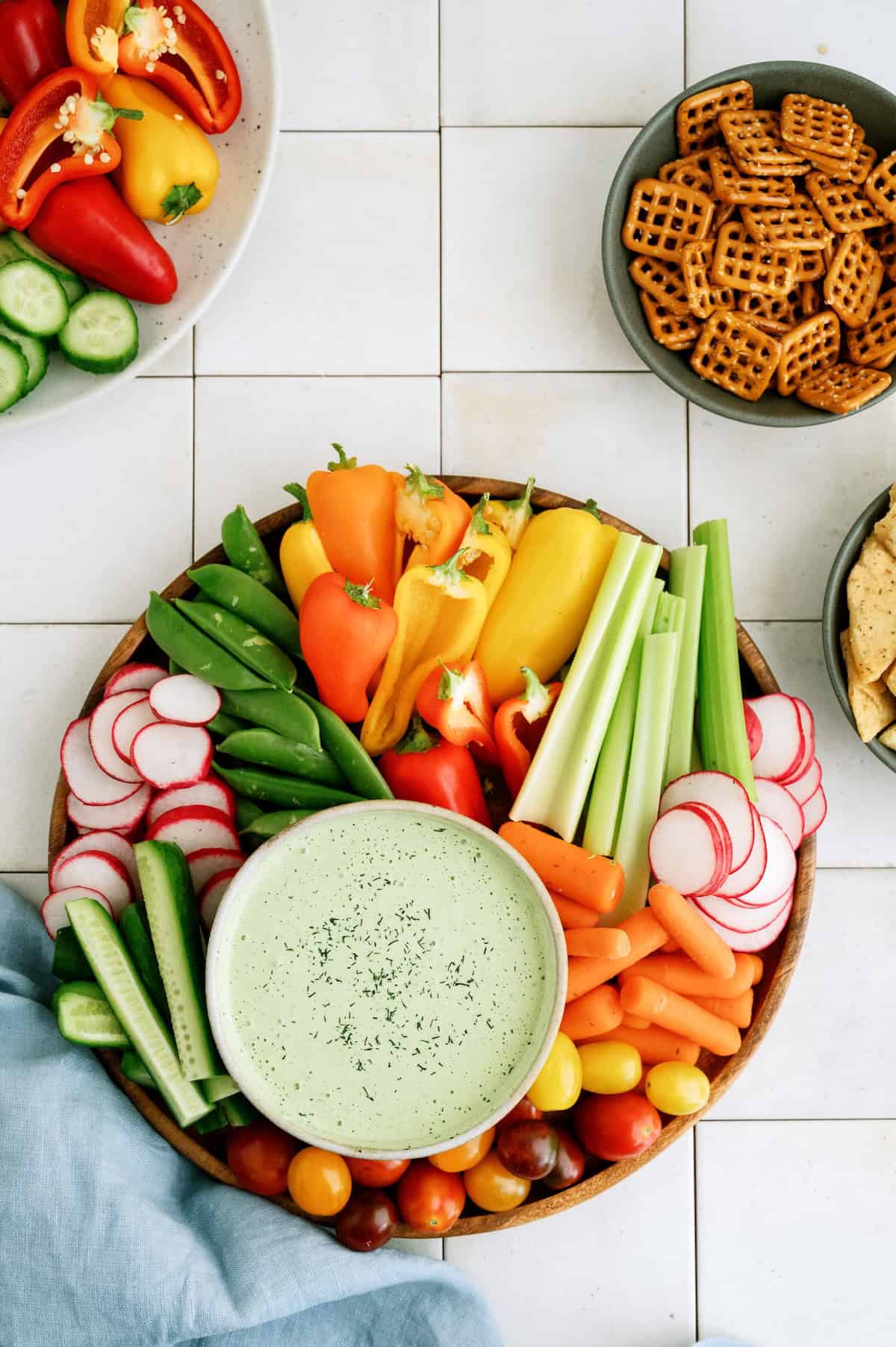 Green Goddess Vegetable Dip Recipe - Six Sisters' Stuff