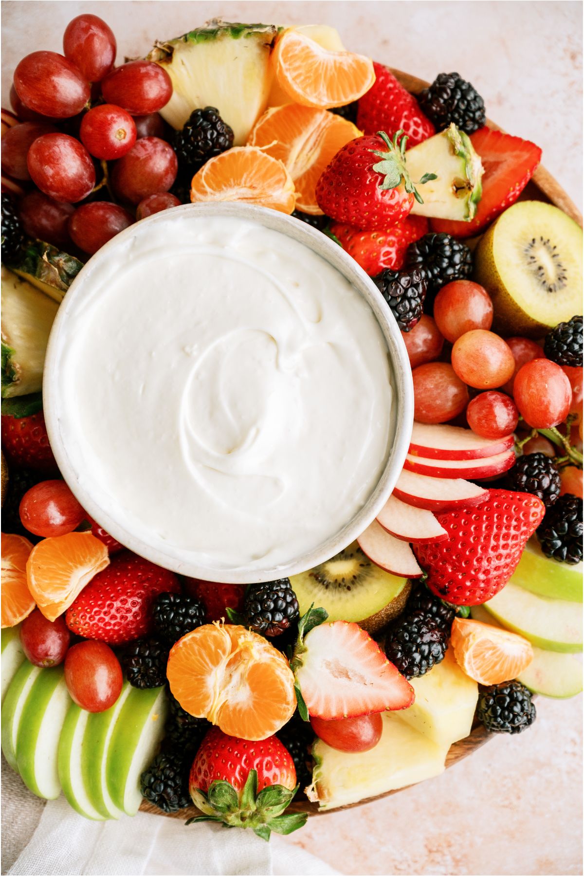 Easy Cream Cheese Fruit Dip (2 Ingredients)