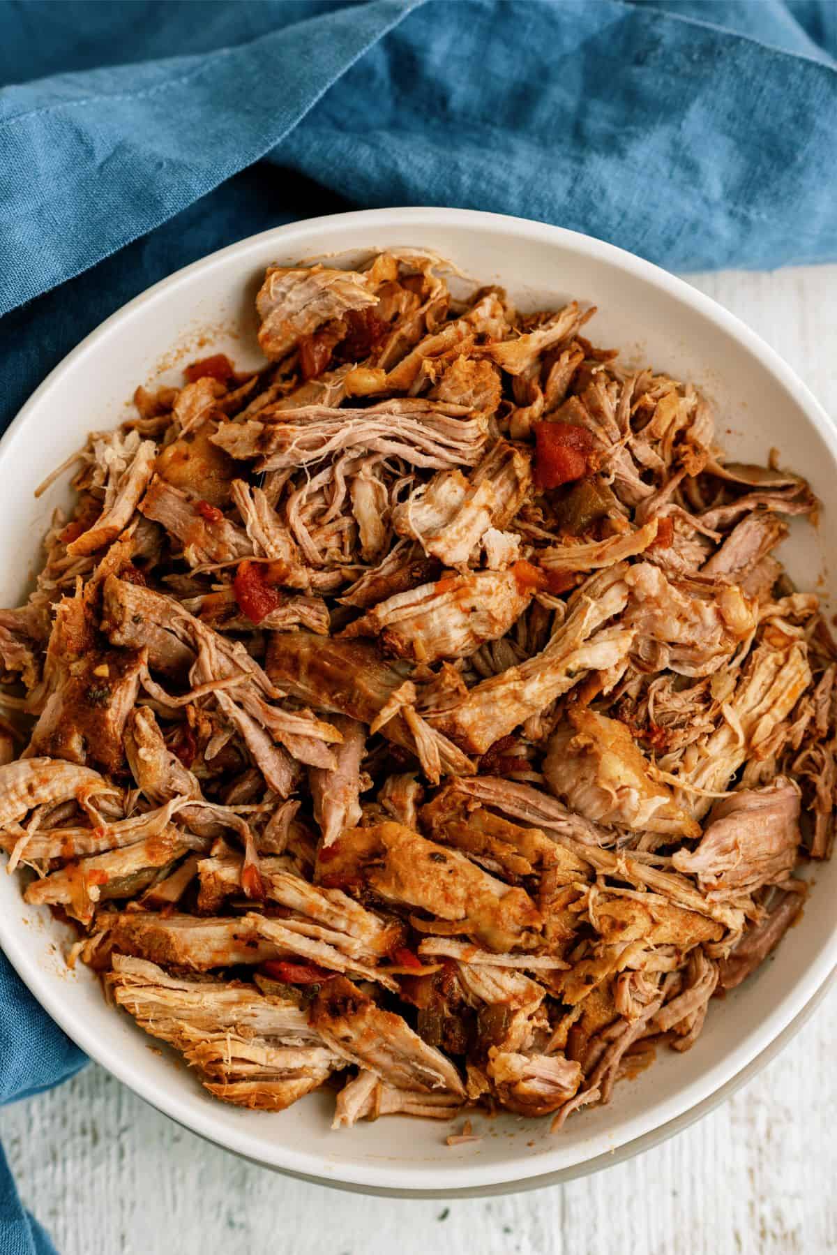 Close up of Cafe Rio Sweet Pork in a bowl