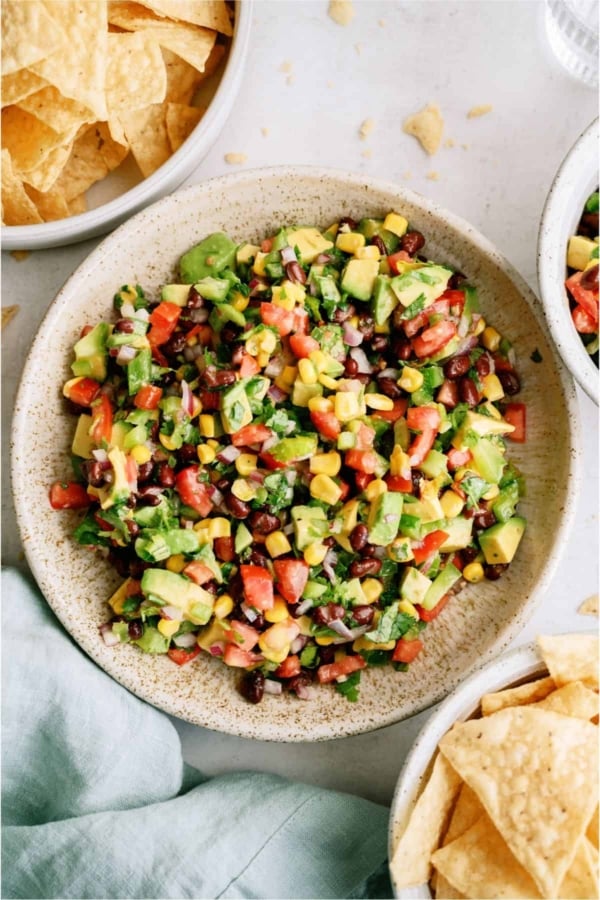 A bowl of Cowboy Caviar