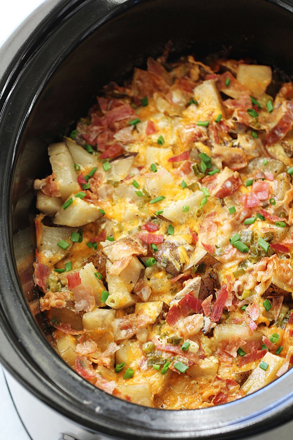 Slow Cooker Loaded Chicken and Potato Casserole
