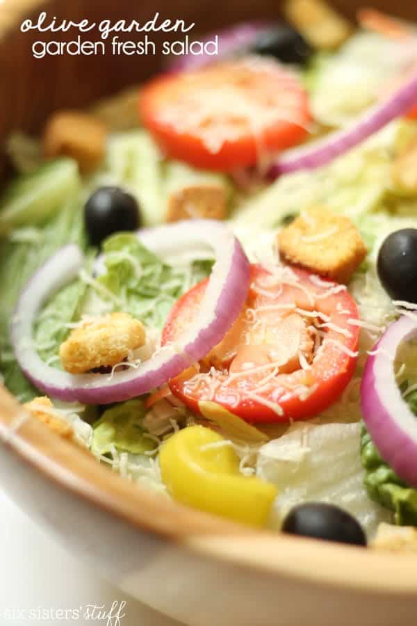 Olive Garden Salad Recipe - Dinner at the Zoo