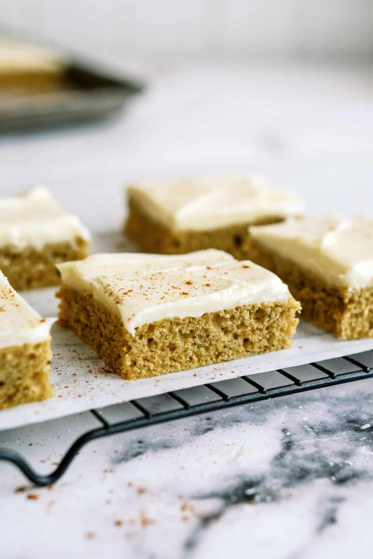 Sheet Pan Zucchini Cake with Frosting