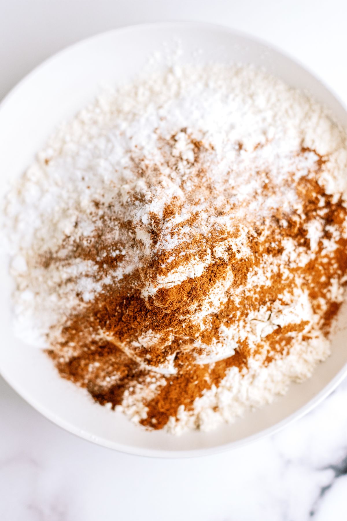 Dry ingredients together in a mixing bowl