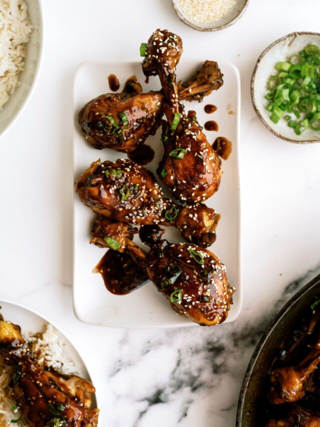 Asian Glazed Chicken Drumsticks Recipe
