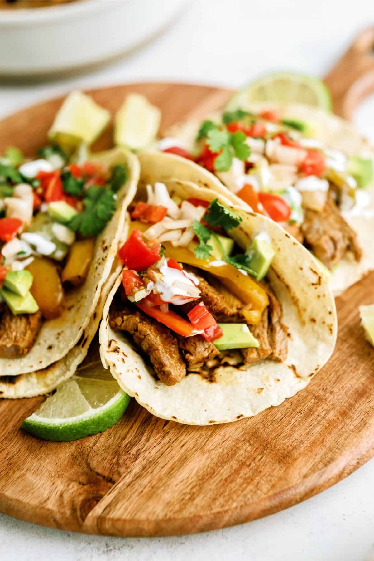 Instant Pot Steak Fajitas Recipe