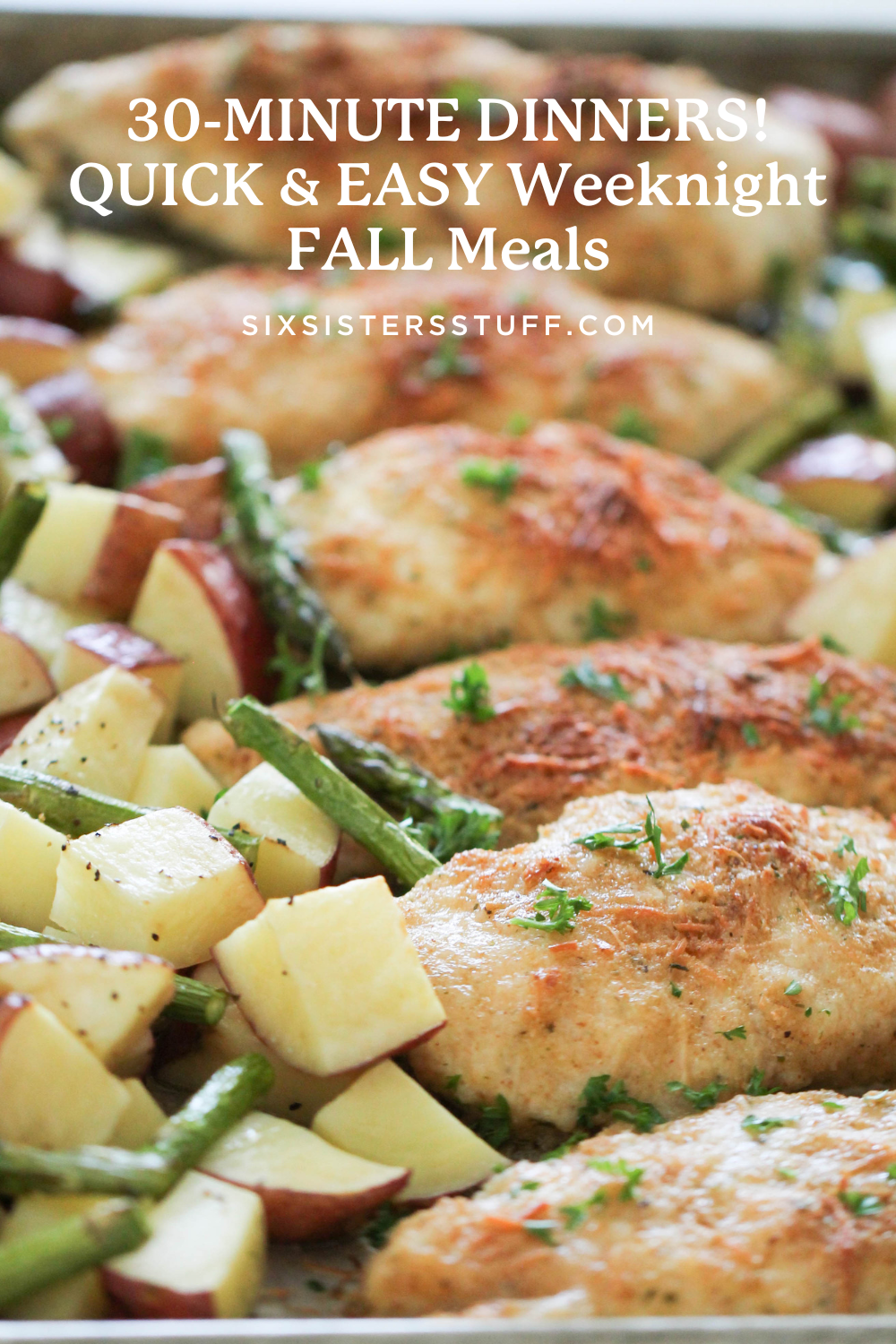 30-MINUTE DINNERS- QUICK & EASY Weeknight FALL Meals