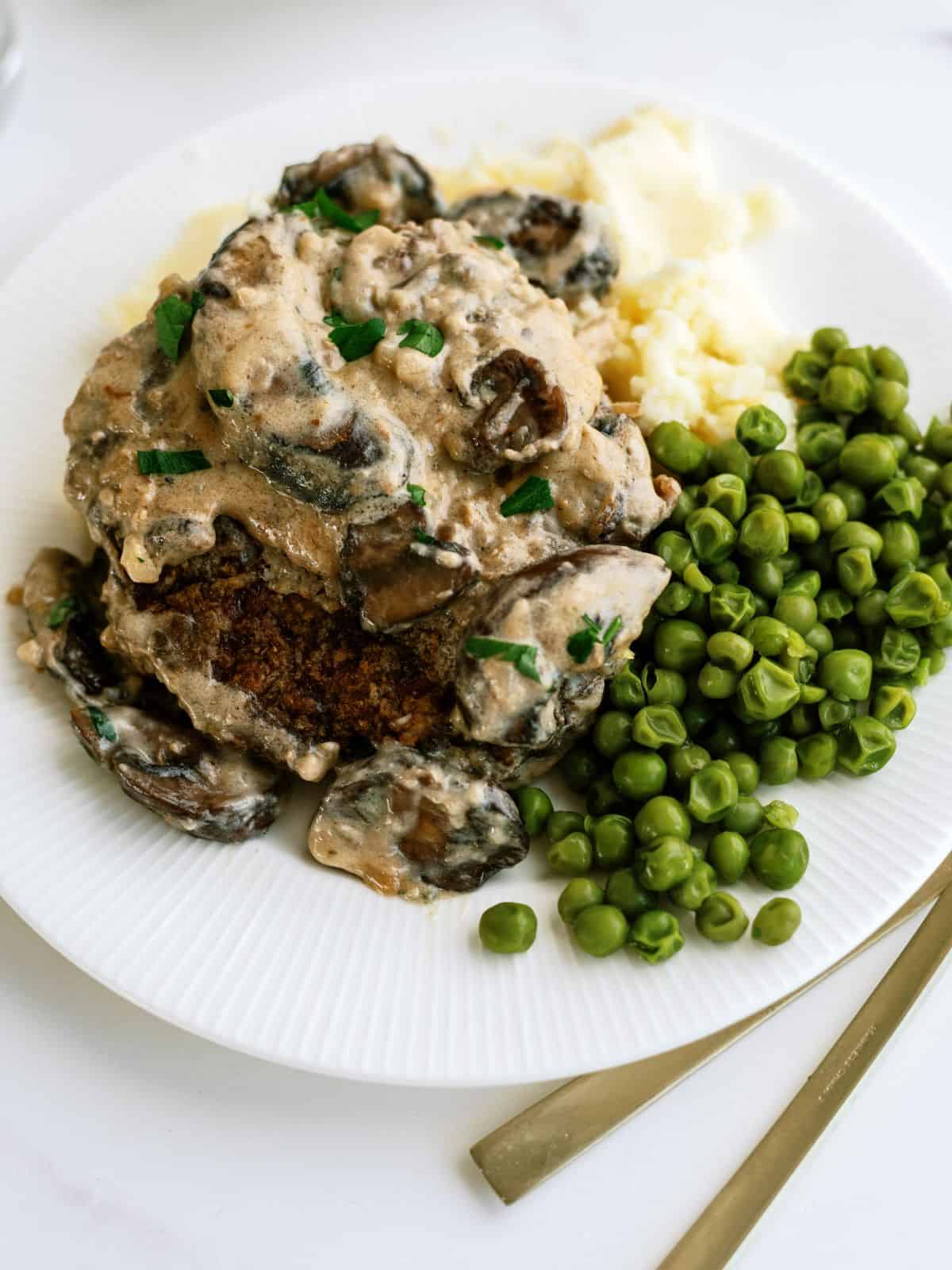 Poor Man’s Hamburger Steaks and Mashed Potatoes