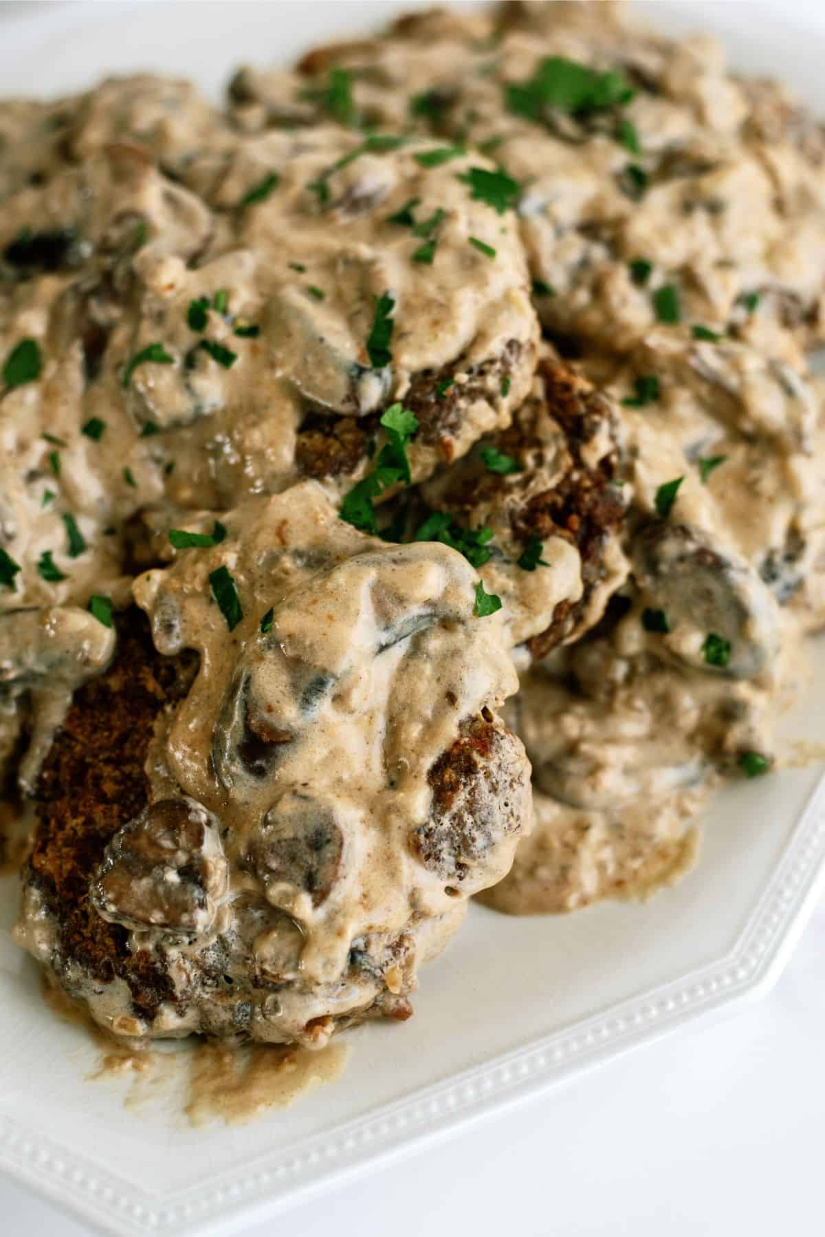 Poor Man’s Hamburger Steaks and Mashed Potatoes