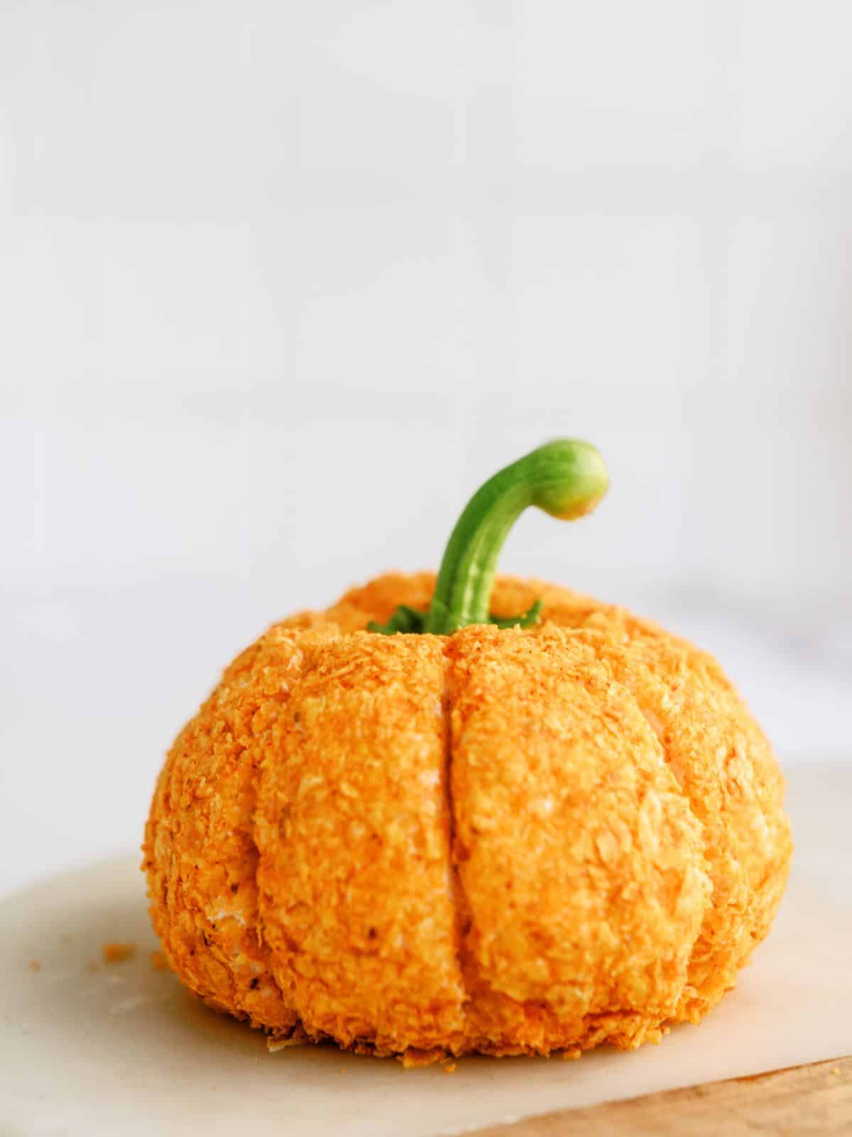 Pumpkin-Shaped Cheeseball