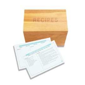 Six Sisters' Stuff Recipe Card and Box