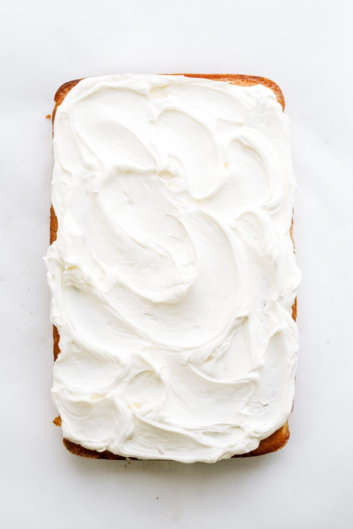 Pumpkin Layered Magic Cake with frosting