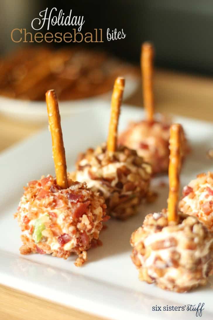 Holiday Cheeseball Bites