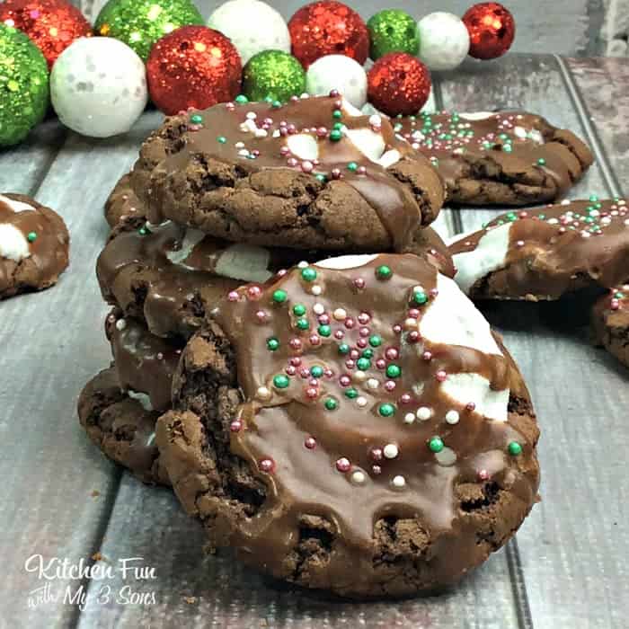 Christmas Hot Cocoa Cookies
