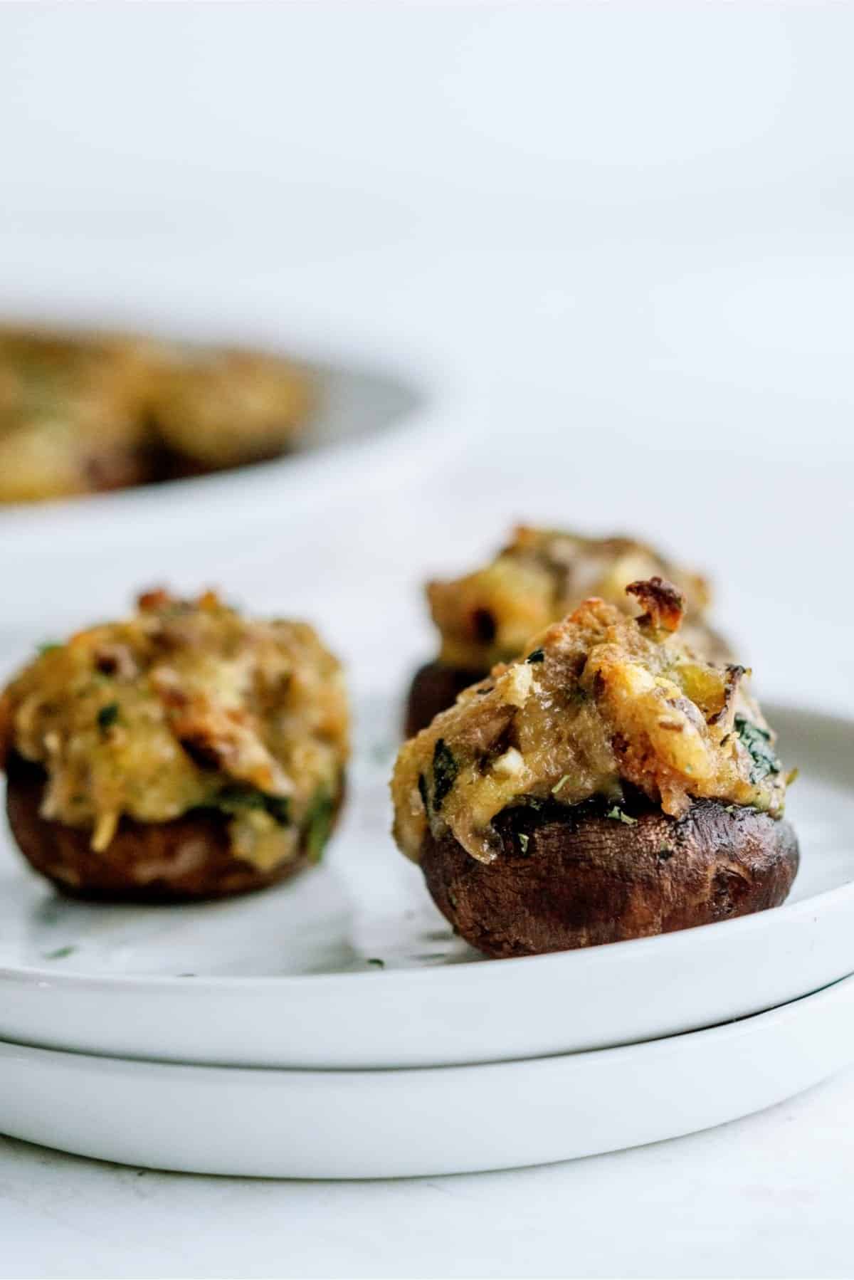 Parmesan Spinach Stuffed Mushrooms Recipe
