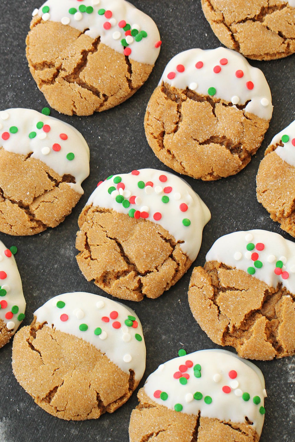White Chocolate Covered Ginger Cookies Recipe
