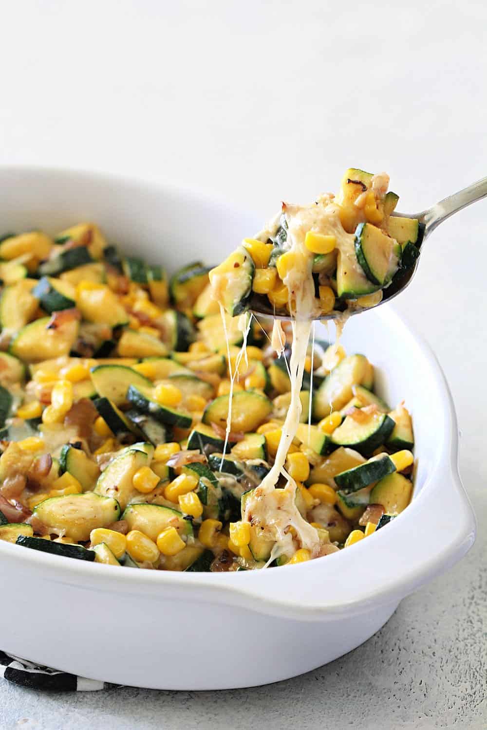 Zucchini Corn Parmesan Bake Recipe